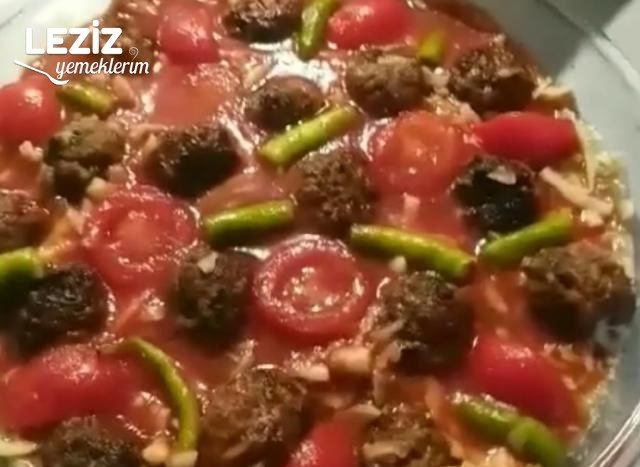 Fırında Köz Patlıcanlı Köfte