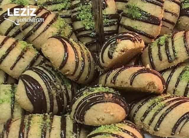 Antep Fıstıklı Çikolatalı Kurabiye
