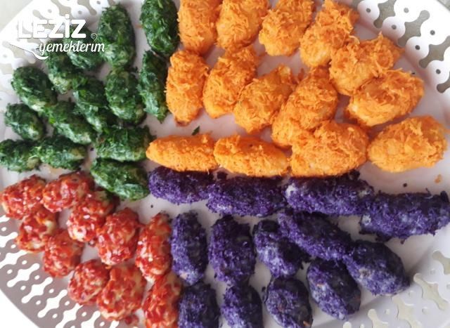 Renkli Patates Topları Tarifi