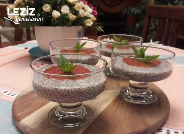 Badem Sütü Ve Chia Tohumlu Rafine Şekersiz Puding