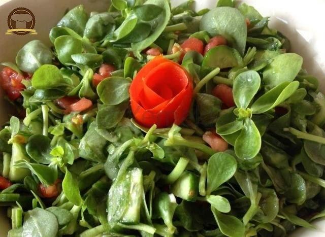 Soğanlı Semizotu Salatası