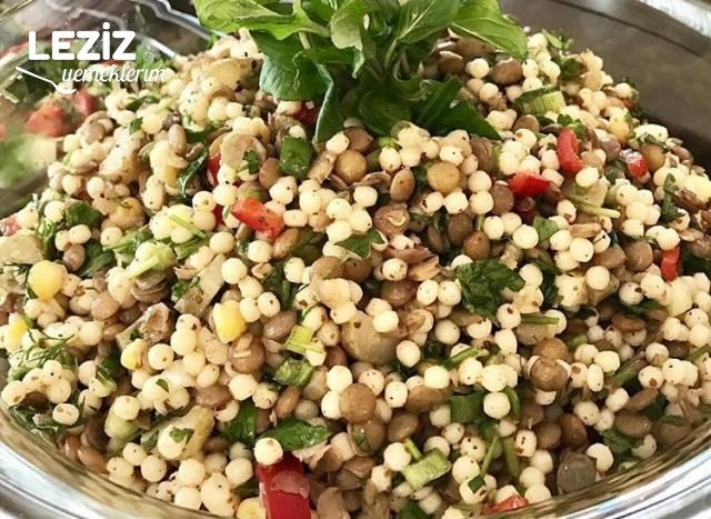 Yeşil Mercimekli Kuskus Salatası