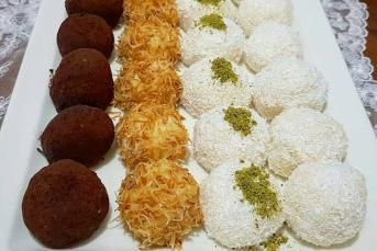 Labneli İrmik Toplar (1 Tarifle 3-4 Farklı Görüntü)