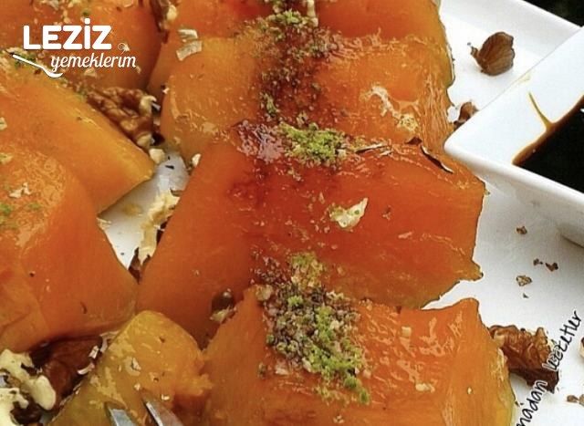 Pekmezli Cevizli Kabak Tatlısı