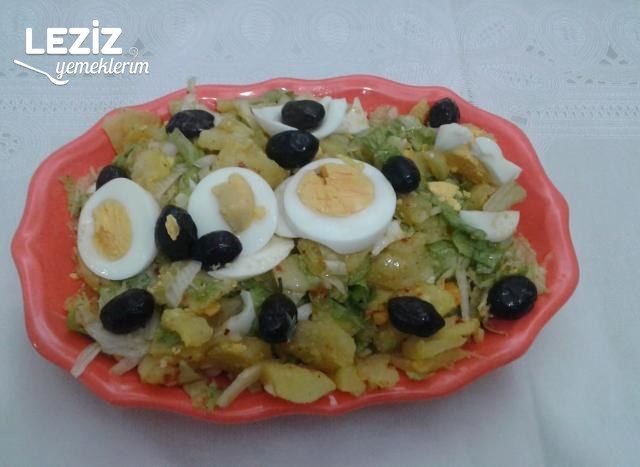 Patatesli Yumurtalı Salata