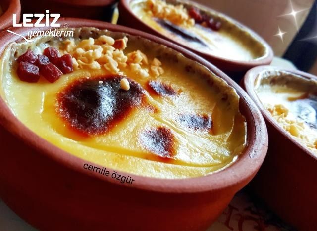 Fırında Muhallebi