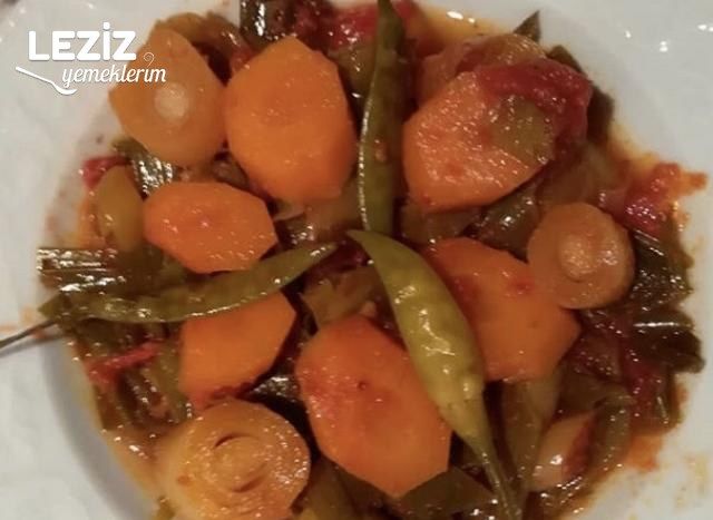 Zeytinyağlı Pırasa (Besin Kaynağı)
