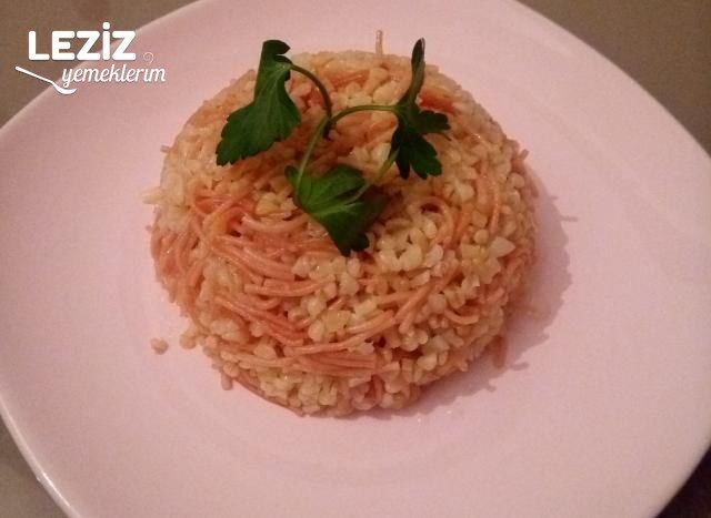 Tel Şehriyeli Bulgur Pilavı Yapılışı
