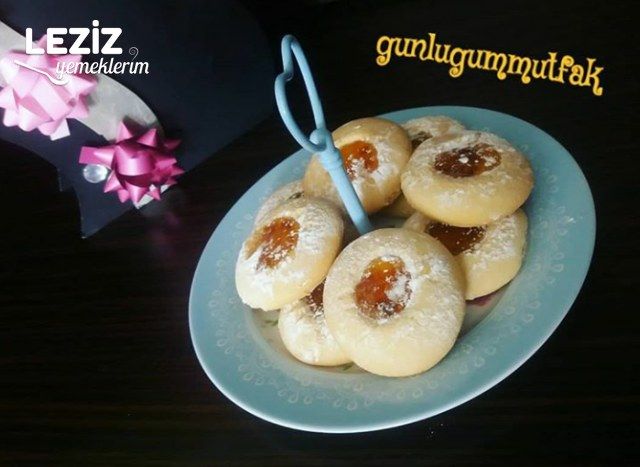 Kayısı Marmelatlı Kurabiye