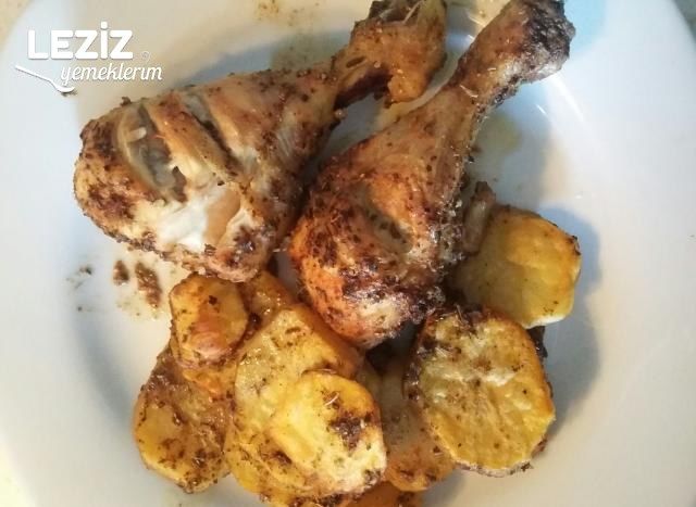 Mangal Tadında Fırında Tavuk Baget