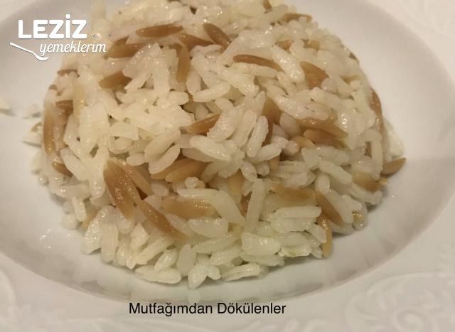 Islatmadan Piriç Pilavı Nasıl Yapılır