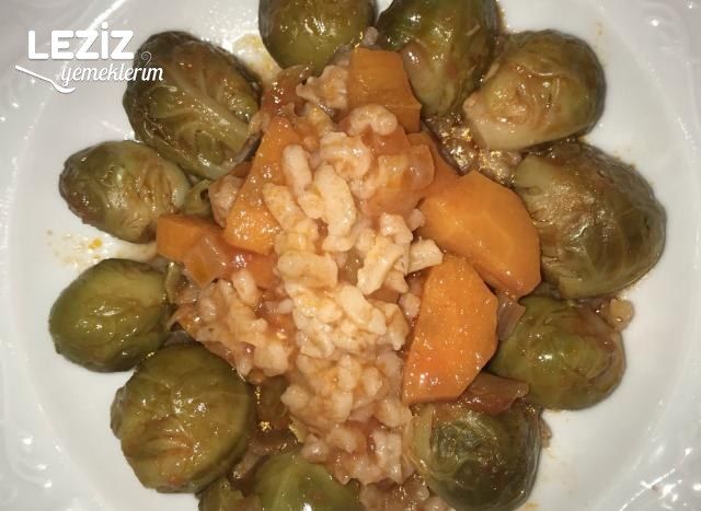 Zeytinyağlı Bürüksel Lahanası Yapımı