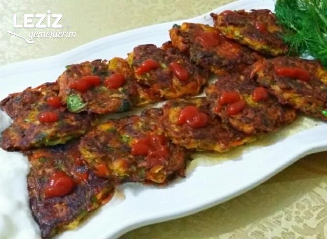 Sebzeli  Kabak Mücver