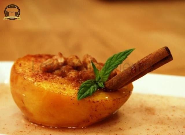 Fırında Şeftali