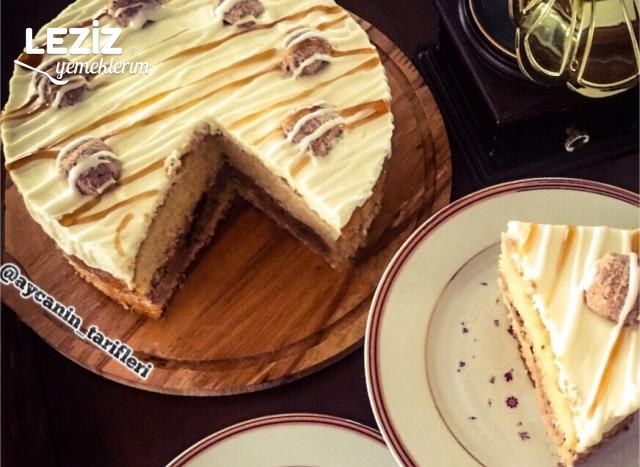 Beyaz Çikolatalı Kokostar Pasta