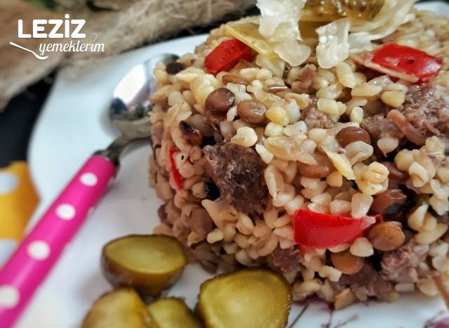 Doyurucu Etli Sebzeli Bulgur Pilavı