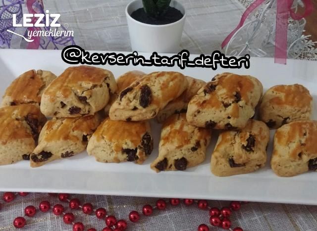 Üzümlü Cevizli Kurabiye Tarifi