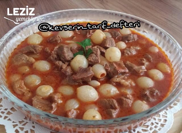 Etli Soğan Yahnisi Tarifi