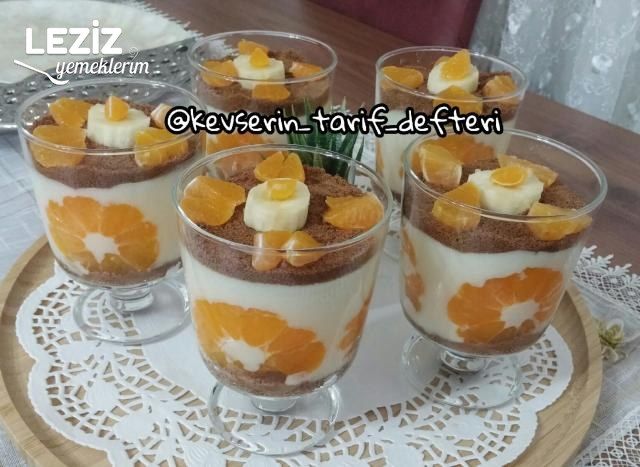 Mandalinalı Magnolia (Manolya) Tatlısı