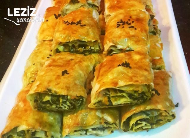Unlu Sirkeli Ispanaklı Çıtır Börek