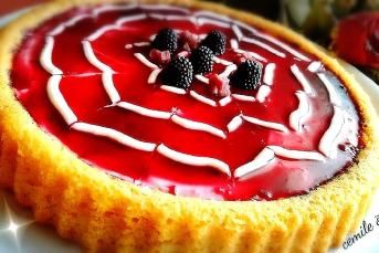 Tart Kalıbında Meyve Şölenli Pasta