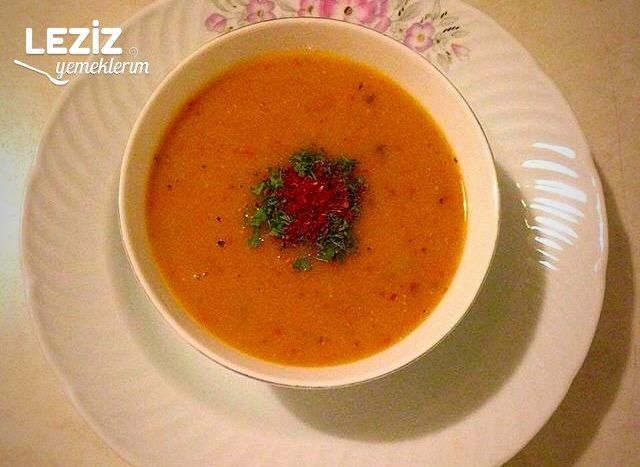 Patatesli Havuçlu Mercimek Çorbası