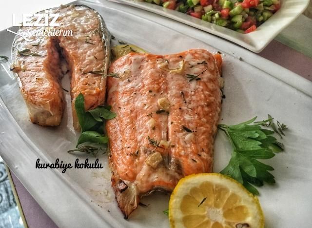 Sarımsak Soslu Somon