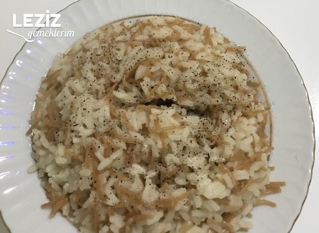 Tane Tane Tel Şehriyeli Pirinç Pilavı