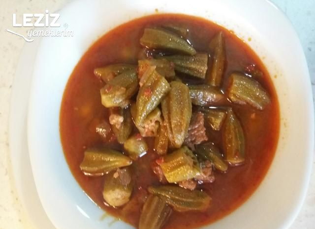 Kuşbaşı Etli Taze Bamya Yemeği