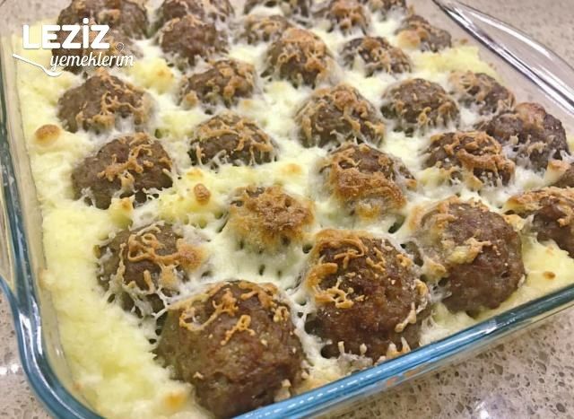 Fırında Patates Püreli Misket Köfte