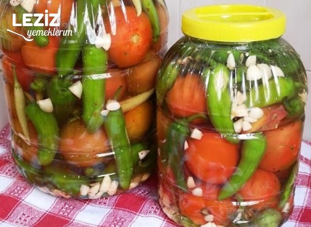 Domates Biber Turşusu (10 Lt Ve 5 Lt Bidon İçin)