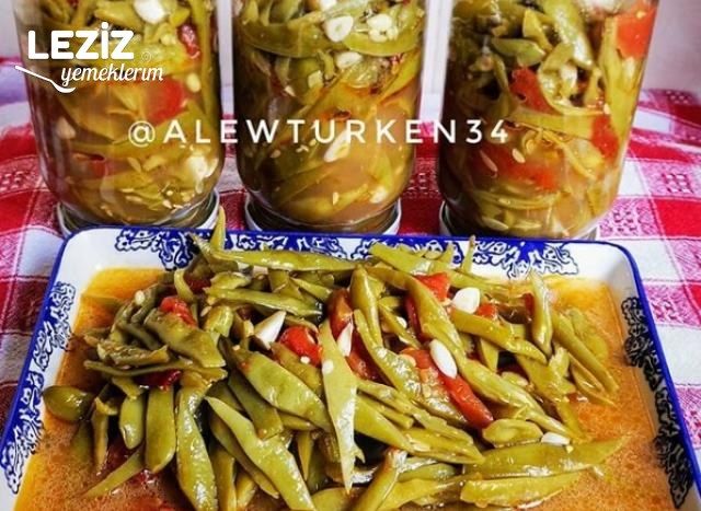 Yağlı Sirkeli Taze Fasulye Turşusu