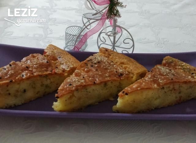 Dereotlu Peynirli Tuzlu Kek Tarifi