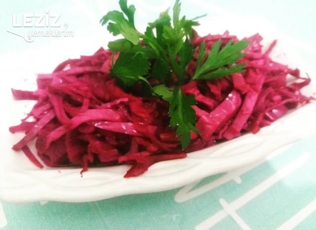 Enfes Mor Lahana Turşusu