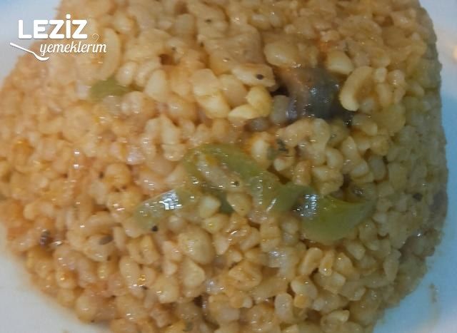 Mantarlı Bulgur Pilavı