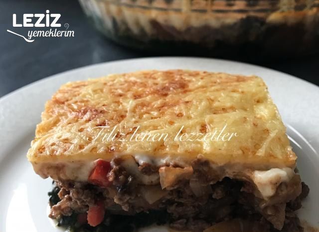 Mantarlı Ispanaklı Graten