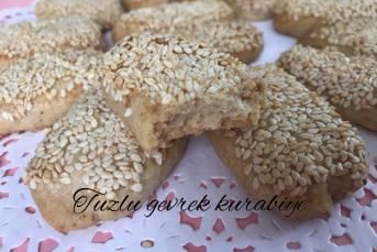 Ağızda Dağılan Gevrek Tuzlu Kurabiye