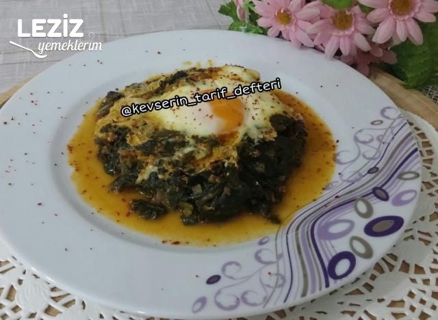 Yumurtalı Ispanak Kavurması Tarifi