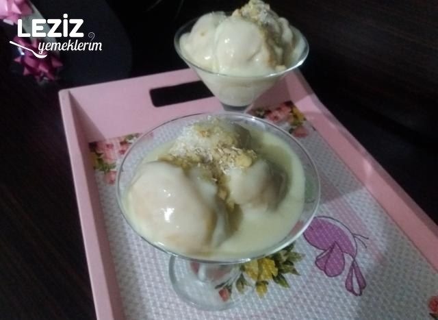 Kupta Beyaz Çikolatalı Profiterol
