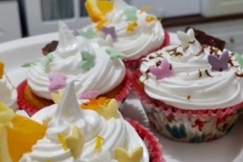Portakallı Cupcake