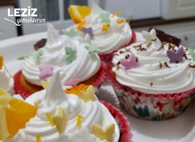 Portakallı Cupcake