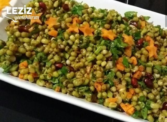 Maş Fasulyesi Salatası (Yedikçe Kilo Verdiren)