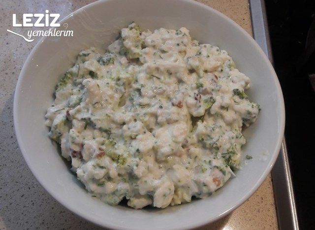 Brokoli Ve Karnıbahar Salatası