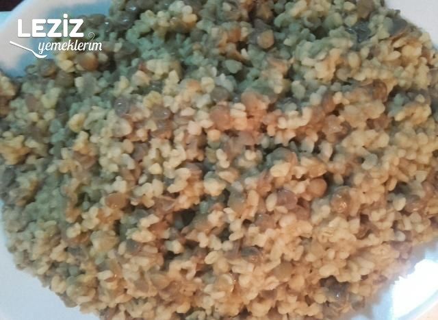 Yeşil Mercimekli Bulgur Pilavı Tarifi