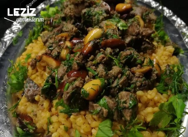Ciğerli Fıstıklı Maraş Pilavı