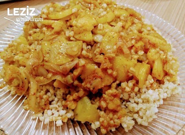 Patatesli Soğanlı Döğme Pilavı