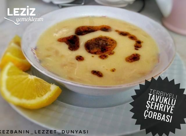 Terbiyeli Tavuklu Şehriye Çorbası