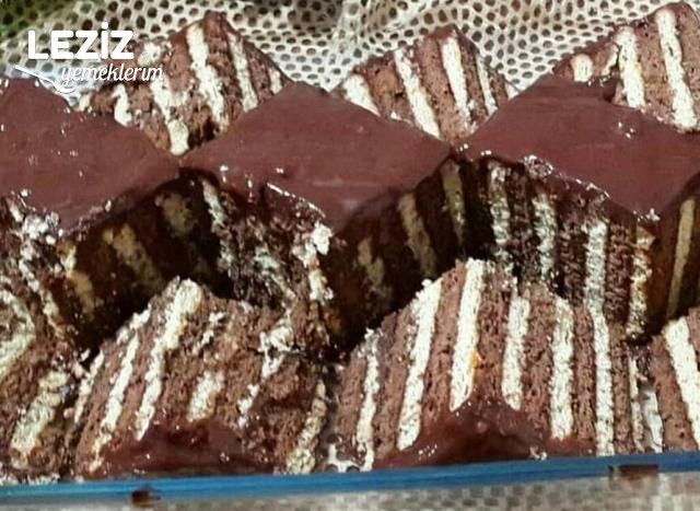 3 Malzemeli Nefis Bisküvili Pasta