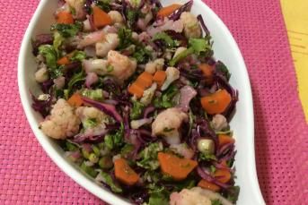 Mor Lahanalı Kış Salatası
