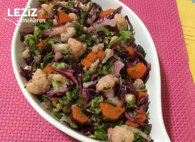 Mor Lahanalı Kış Salatası